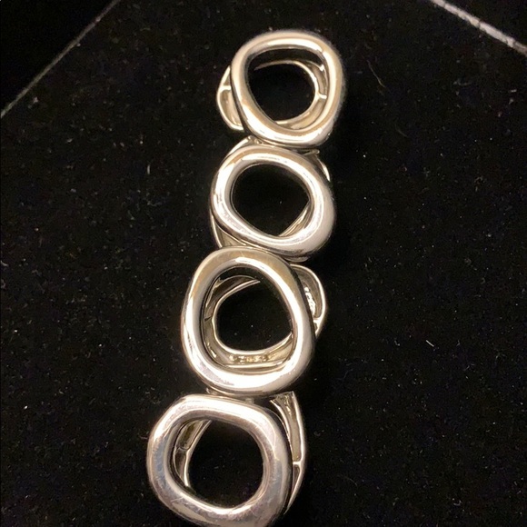 Silver large link bracelet - Picture 3 of 4